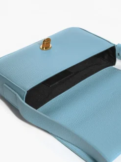 Borsa in pelle FRIDA azzurra – LOVING BAGS