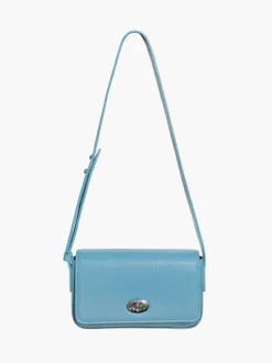 Borsa in pelle FRIDA azzurra – LOVING BAGS