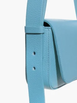 Borsa in pelle FRIDA azzurra – LOVING BAGS