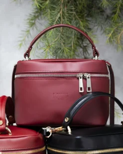 Borsa in pelle Giulietta BORDEAUX – LOVING BAGS
