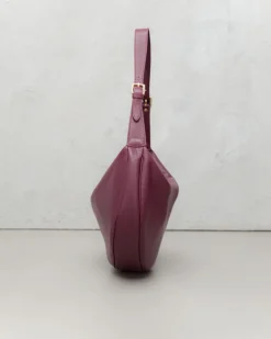 Borsa in pelle RACHEL bordeaux – LOVING BAGS