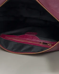 Borsa in pelle RACHEL bordeaux – LOVING BAGS