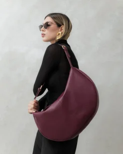 Borsa in pelle RACHEL bordeaux – LOVING BAGS