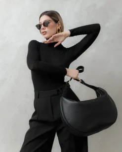 Borsa in pelle RACHEL nera – LOVING BAGS