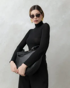 Borsa in pelle RACHEL nera – LOVING BAGS