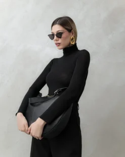 Borsa in pelle RACHEL nera – LOVING BAGS