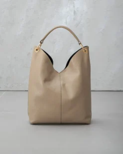 Borsa in pelle SIENNA beige – LOVING BAGS