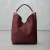 Borsa in pelle SIENNA bordeaux – LOVING BAGS