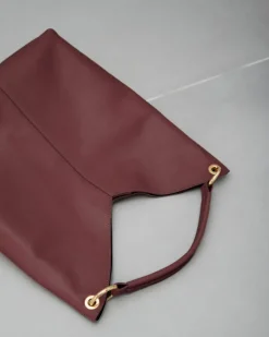 Borsa in pelle SIENNA bordeaux – LOVING BAGS