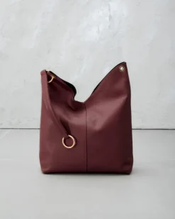 Borsa in pelle SIENNA bordeaux – LOVING BAGS