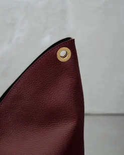 Borsa in pelle SIENNA bordeaux – LOVING BAGS