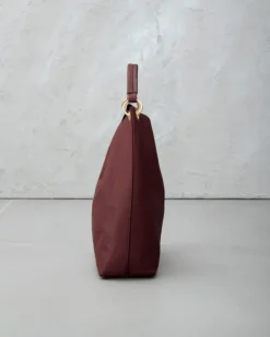 Borsa in pelle SIENNA bordeaux – LOVING BAGS