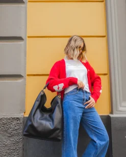 Borsa in pelle SIENNA nera – LOVING BAGS