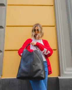 Borsa in pelle SIENNA nera – LOVING BAGS