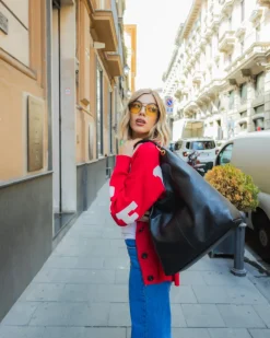 Borsa in pelle SIENNA nera – LOVING BAGS