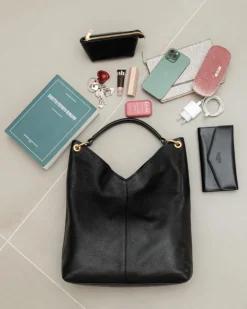 Borsa in pelle SIENNA nera – LOVING BAGS