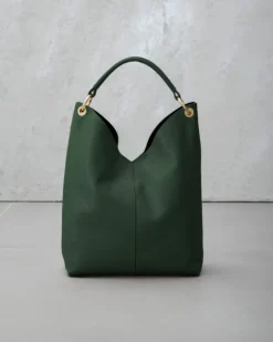 Borsa in pelle SIENNA verde – LOVING BAGS
