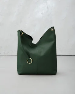 Borsa in pelle SIENNA verde – LOVING BAGS
