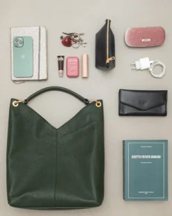 Borsa in pelle SIENNA verde – LOVING BAGS