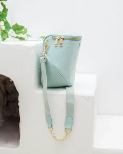 Borsa ISABELLA in pelle acqua marina – LOVING BAGS