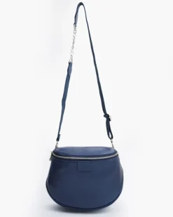 Borsa ISABELLA in pelle BLU NAVY – LOVING BAGS