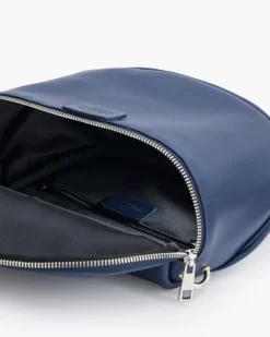 Borsa ISABELLA in pelle BLU NAVY – LOVING BAGS
