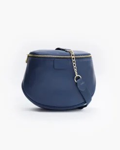 Borsa ISABELLA in pelle BLU NAVY – LOVING BAGS