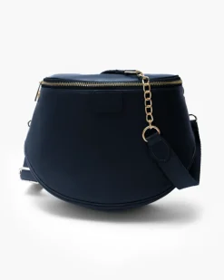 Borsa ISABELLA in pelle BLU NOTTE – LOVING BAGS