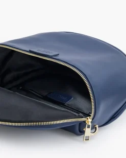 Borsa ISABELLA in pelle BLU NAVY – LOVING BAGS
