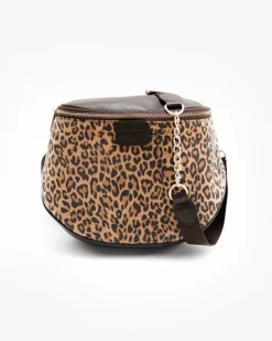 Borsa ISABELLA in pelle marrone ANIMALIER – LOVING BAGS