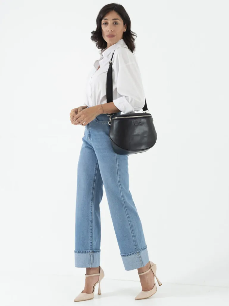 Borsa ISABELLA in pelle NERA – LOVING BAGS