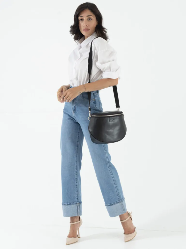 Borsa ISABELLA in pelle NERA – LOVING BAGS