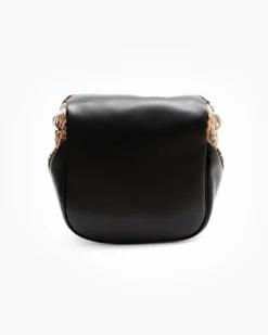 Borsa ISABELLA in pelle nera ANIMALIER – LOVING BAGS