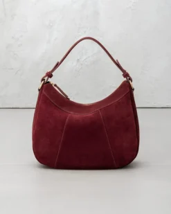 Borsa ROSE in camoscio – BORDEAUX