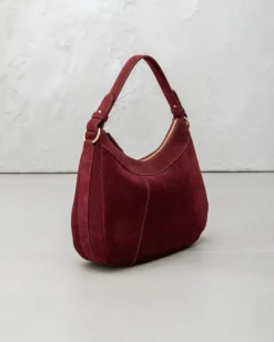 Borsa ROSE in camoscio – BORDEAUX
