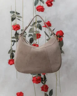 Borsa ROSE in camoscio – TORTORA