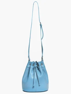 Borsa secchiello SOPHIA azzurra – LOVING BAGS