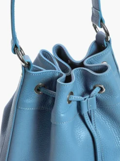 Borsa secchiello SOPHIA azzurra – LOVING BAGS