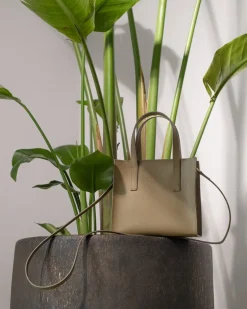 Borsa VITTORIA in pelle – VERDE KIWI