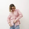 Camicia a righe con nodo – L1753