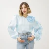 Camicia blusa con fiore – 8112