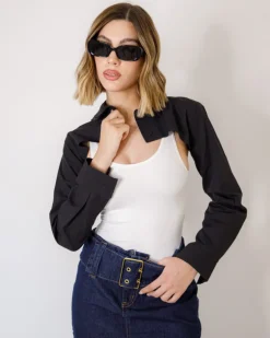 Camicia bolero in cotone – 23W18003slcb