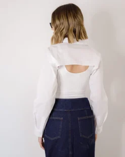 Camicia bolero in cotone – 23W18003slcb