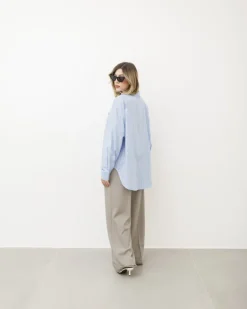 Camicia in cotone a righe – H7651