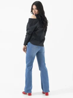 Camicia in cotone con aperture – 12000 slcb