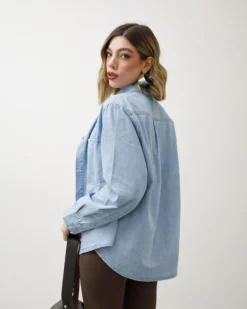 Camicia in denim con tasca – K769-K780 slc