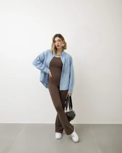 Camicia in denim con tasca – K769-K780 slc