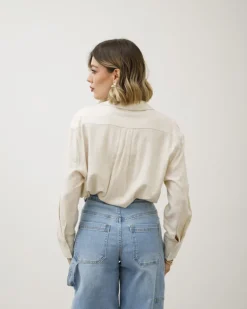 Camicia in misto lino – 13057