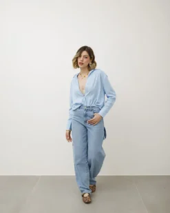 Camicia in misto lino – 13057