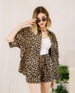 Camicia morbida animalier – 15550 slc